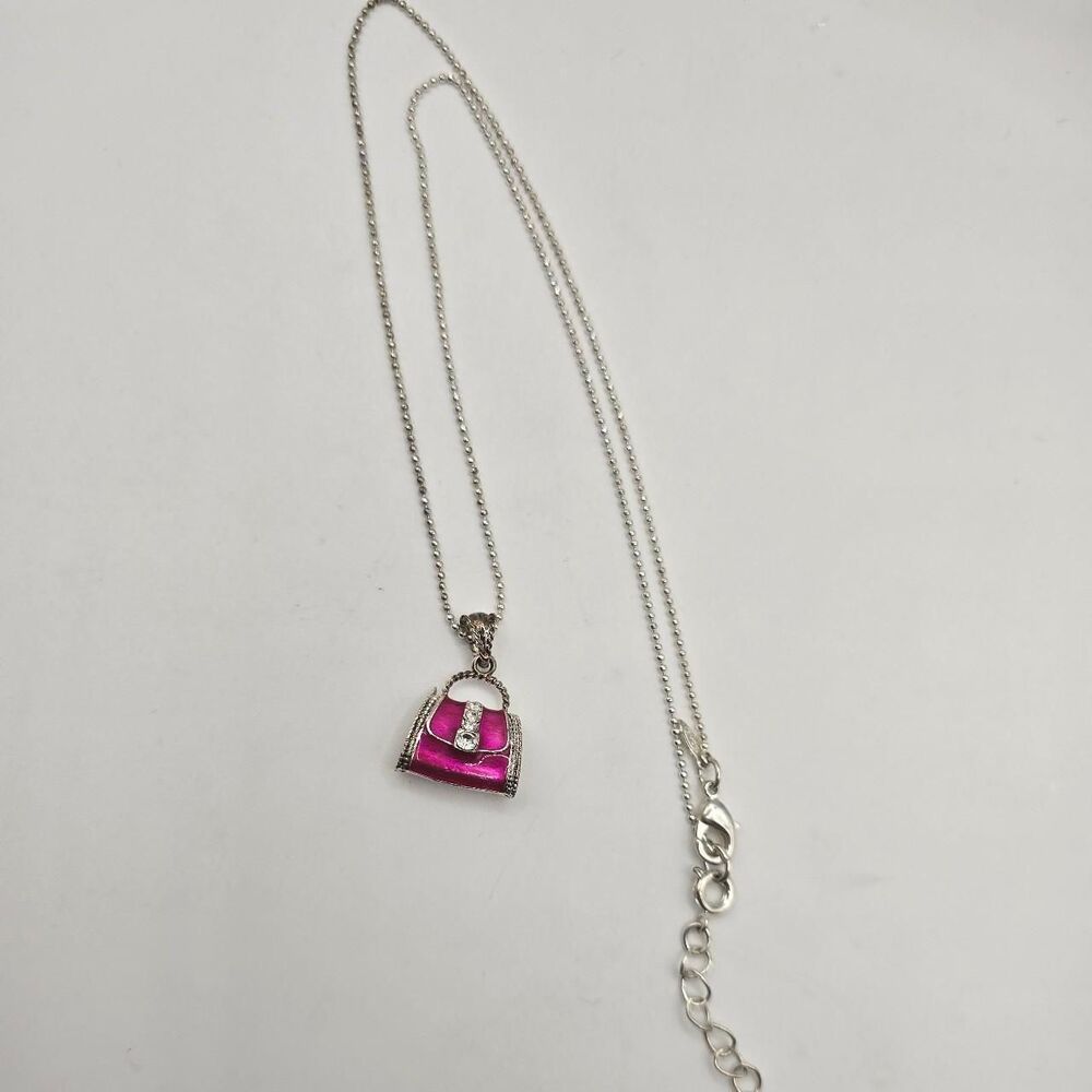 Avon Women's Pink and Silver Jewellery